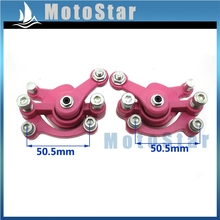 Pink Front & Rear Disc Brake Caliper For Mini Moto ATV Goped Scooter 47cc 49cc 2024 - buy cheap
