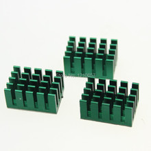 20 peças-radiador de alumínio verde 20mm x 14mm x 10mm 2024 - compre barato