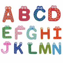 26pcs/set Fridge Wooden Magnet Letter Table Smart Development Kid Toy Magnetic Sticker Classroom Whiteboard Gadget 30% off 2024 - buy cheap