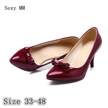 High Heels Women High Heel Shoes Pumps Stiletto Woman Party Wedding Shoes Kitten Heels Plus Size 33 - 40 41 42 43 44 45 46 47 48 2024 - buy cheap