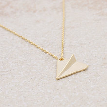 Origami Aircraft Necklace Small Aircraft Airplane Necklace Paper Airplane Model Lovers Women Wedding Lucky Necklace Jewelry 2024 - buy cheap