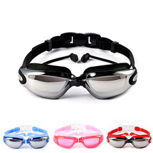 Gafas de natación de miopía profesional Anti-niebla UV de silicona gafas de natación con tapón para los oídos para hombres mujeres dioptrías gafas deportivas 2024 - compra barato
