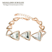 Neoglory Rhinestone Light Yellow Gold Color Crystal Indian Bangles & Bracelets For Women Jewelry Wholesale 2020 New Fashion JS2 2024 - buy cheap