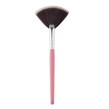 1 Pcs Professional Fan Shape Makeup Brush Blending Highlighter Contour Face Loose Powder Brush Cosmetic 2024 - buy cheap