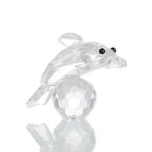 H&D Crystal Dolphin Figurine Collectible Gift Handcraft Glass Animal Paperweight Ornament Home Table Knicknack Fengshui Ornament 2024 - buy cheap