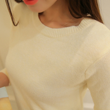 PEONFLY осень-зима свитер женский вязаный джемпер из трикотажа для женщин кашемировый трикотажный свитер Pull Femme 2024 - купить недорого