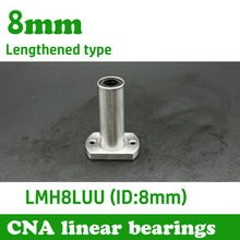 4pcs/lot Free shipping LMH8LUU 8mm long type flange linear bearing CNC Linear Bush Free shipping 2024 - buy cheap