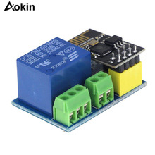 Реле Aokin ESP8266 с ESP8266 ESP-01S, последовательный беспроводной модуль приемопередатчика с Wi-Fi для Arduino UNO R3 Mega2560 Nano Raspberry Pi 2024 - купить недорого