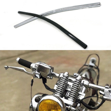 Manillar Retro de acero para motocicleta, barra de manillar de 7/8 "y 22mm, accesorios para modifis en negro y cromo 2024 - compra barato