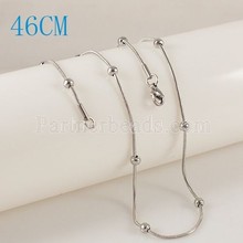 10 pçs/lote 46 CM cadeia de cobra de aço Inoxidável moda Cadeia colar de corda cadeia fit todas as jóias FC9008 2024 - compre barato