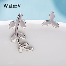 WalerV   Sterling  Stud Earring Fashion Popular Charm Tree of Life Shape Korean Version Earrings Jewelry For Women 2024 - buy cheap
