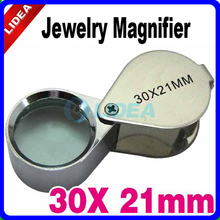 30X Power 21MM Potable Pocket Mini Handheld Eye Loupe Lupa Jeweler Tools Magnifying Glass Magnifier CN F-27 2024 - buy cheap