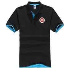 Camisa polo masculina e feminina de algodão, camiseta polo de alta qualidade para o verão, cores duplas, 2019 2024 - compre barato
