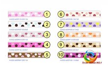 Brand New 3/8" Special Dots Grosgrain Ribbon WY-066-1 ~ 2 color Semicircle Free Shipping 2024 - купить недорого