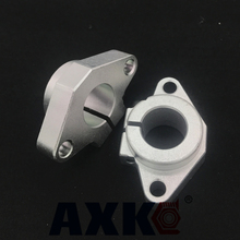 Impresora 3D de 2 piezas SHF8 SHF10 SHF12 SHF16, soporte de riel lineal de varilla de aluminio, enrutador CNC XYZ Axiz para impresora 3D Reprap 2024 - compra barato