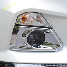 Lapetus Front Fog Lights Lamps Frame Decoration Cover Trim 2 Pcs Fit For Nissan Altima / Teana 2019 2020 ABS Auto Accessories 2024 - buy cheap