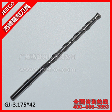 3.175*42mm Two Flutes Spiral Bits , CNC Router end Mill  for CNC Machine Engraving 2024 - buy cheap