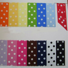 7/8" 22mm width 100% polyester dots satin ribbon gift ribbon hair bows Accessories 100yard/color, SR22 2024 - buy cheap