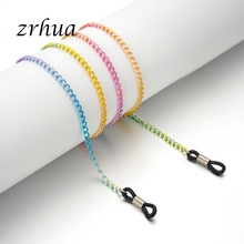 ZRHUA Fashion Womens Sunglasses Eyeglass Chains Colorful Metal Glasses Chain Eyewears Cord Holder neck strap Rope 2024 - buy cheap