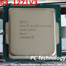 Оригинальный процессор Intel Xeon, 3,60 ГГц, 8 м, LGA1150, четырехъядерный, для настольного ПК, с процессором V3, с процессором E3 1271V3 2024 - купить недорого