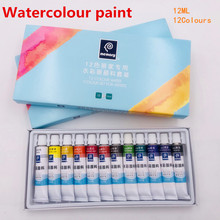 12ML 12 Colors Tubes Set Watercolor Paints Professional Water Paint Acrylic Painted Canvas Pigment Art Set 2024 - buy cheap