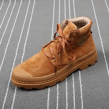 Bota masculina cano baixo, calçado masculino ankle boot casual estilo britânico de alta qualidade, estilo retrô 2024 - compre barato