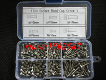 48pcs/lot M6 Cap Screw DIN912 Hex Socket Head Cap Screw Accessories Kits Bolt A2-70 Stainless Steel SUS304 2024 - buy cheap