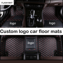 Custom LOGO car floor mats for ford fiesta 2006-2018 focus mk2 explorer kuga fusion ranger ecosport auto accessories car mats 2024 - buy cheap