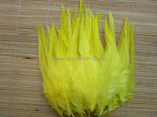 50Pcs 4-6 Inches 10-15 cm yellow Rooster Feather for Clothing Jewelry Hat Christmas Holiday Decorative Cock Feathers 2024 - buy cheap