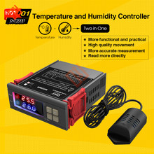 Termostato SHT2000 para Control de temperatura y humedad, higrómetro, controlador de Humidista, CA 110V, 85-230V, 10A, pantalla Digital 2024 - compra barato