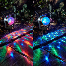 LED Solar Projector Light Colorful Rotating Garden Lawn Lamp Outdoor Solar light Lamp for Home Courtyard Decor Pathway Yard Gard 2024 - buy cheap