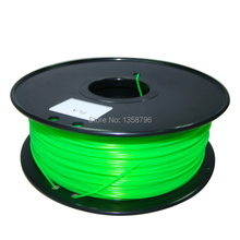 Filamentos de impresora 3d, color verde, PLA/ABS, 1,75mm/3mm, 1kg, materiales consumibles de goma de plástico, MakerBot/RepRap/UP/Mendel 2024 - compra barato
