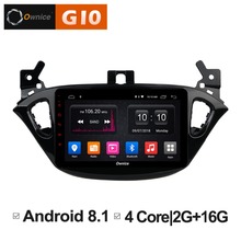 HD 8 дюймов Android 8,1 четырехъядерный 2 Гб ОЗУ + 16 ГБ Автомобильный DVD-плеер для Opel Corsa 2015 GPS Navi Радио стерео BT WiFi TPMS 2024 - купить недорого
