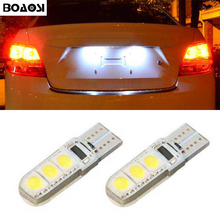 BOAOSI 2x Супер ярсветильник номерной знак свет без ошибок W5W 5050SMD светодиодный для Chevrolet Cruze Camaro Captiva 2024 - купить недорого
