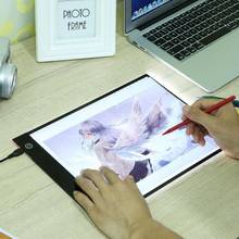 Digital A4 LED Graphic Tablet Writing Painting Drawing Tablet Tracing Panel Luminous Stencil Board Display LED Copy Pad Box new 2024 - buy cheap