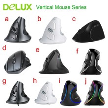 Delux Ergonomic Vertical Gaming Mouse Series USB Optical Computer Mause Office Wrist Healthy Mouse 2400DPI Gamer Mice For Laptop 2024 - buy cheap