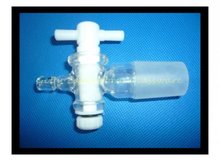 Straight vaccum adapter, with hose connection, PTFE stopcock,24/29, (Borosilicate Glass 3.3) 2024 - buy cheap