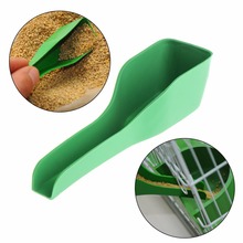 Bird Parrot Spoon Add More Food Feeding Tableware Utensil Grain Tools Pigeon Poultry Chicken Bird Cage Supplies Green C42 2024 - buy cheap