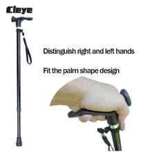 Cleye-bastón profesional para ancianos, bastón retráctil de aleación de aluminio, muletas antideslizantes, bastón de goma para ancianos 2024 - compra barato