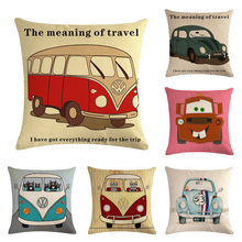 The Meaning of travel Cotton Linen Throw Pillow Case Cushion Cover Home Decor Decorative Pillows For Sofa Seat Cushion 45cm*45cm 2024 - buy cheap