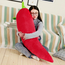 BABIQU 1pc 50-125cm de simulación de chile rojo jengibre tamaños Multi realista planta almohada de peluche de juguete felpa suave almohada de niño lindo regalo 2024 - compra barato