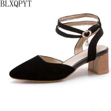 BLXQPYT New Big and Small Size 31- 50 Sandals Summer Style Women Platforms Fashion Dress Sweet High Heels Shoes Woman T339 2024 - buy cheap