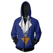 Fudo Yusei cosplay Yu-Gi-Oh Hoodie Cosplay Costume Jacket Zipper Hooded Sweatshirt 2024 - buy cheap