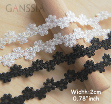 1yard Width:2cm Elegant Flower Design Lace Trims for DIY Water-soluble Lace Garment Embellishment Accessories(ss-377) 2024 - buy cheap