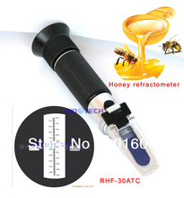 Free shipping Hand held Honey  refratometer 10%-30%water beekeeping refractometer   RHF-30ATC (not include calibration oil) 2024 - buy cheap