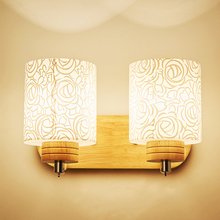 Jifengcheng lâmpadas de leitura para parede, moderna lâmpada de parede em madeira e27 110-220v, luminária de cabeceira 2024 - compre barato