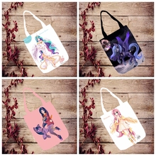 IVYYE 1 Uds poco Ponyss moda Anime hombro de la lona bolsas Casual Bolsa Tote de dibujos bolso de señora niñas nuevo 2024 - compra barato