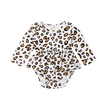 Newborn Baby Kids Girl Leopard print Clothes Romper Jumpsuit Outfits 2024 - buy cheap