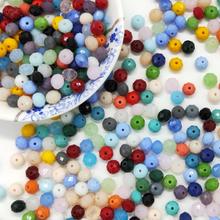 Free shipping 2,3,4,6,8mm  mixed color crystal beads Cut Faceted Round Glass Beads,bracelet necklace Jewelry Making DIY 2024 - buy cheap