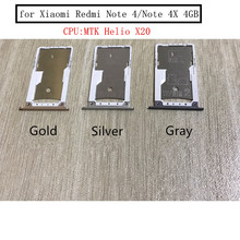 Держатель для SIM-карты Xiaomi Redmi Note 4/ Note 4X 4 Гб слот для SIM-карты Micro SD слот для SIM-карты адаптер Замена Ремонт Запасные части 2024 - купить недорого